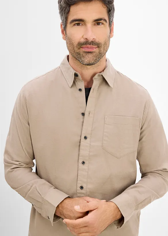 Flanellskjorte i 100% bomull og regular fit, bonprix