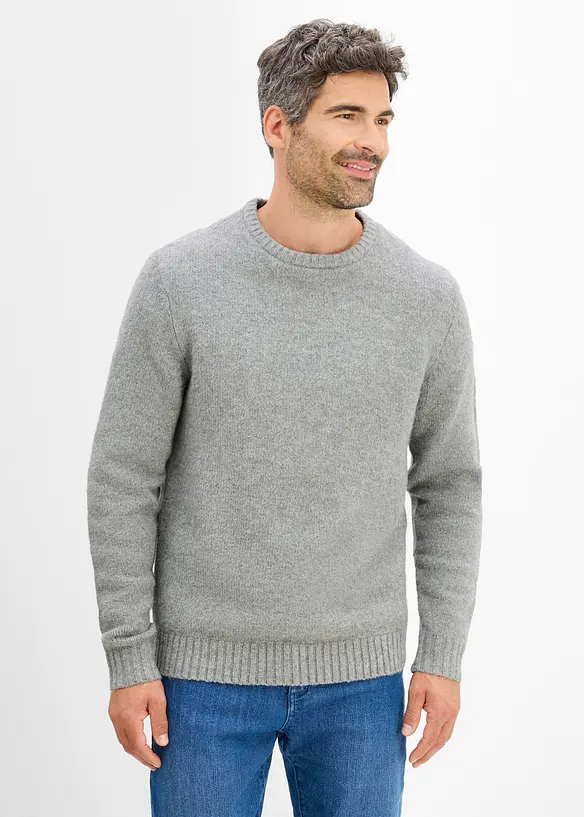Strikkegenser i regular fit, bonprix