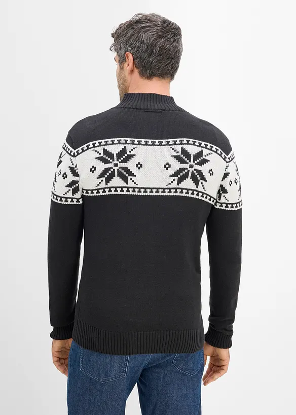 Genser i regular fit med koftem&oslash;nster, bonprix