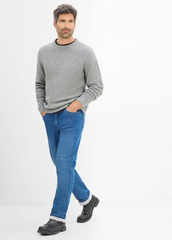 Strikkegenser i regular fit, bonprix