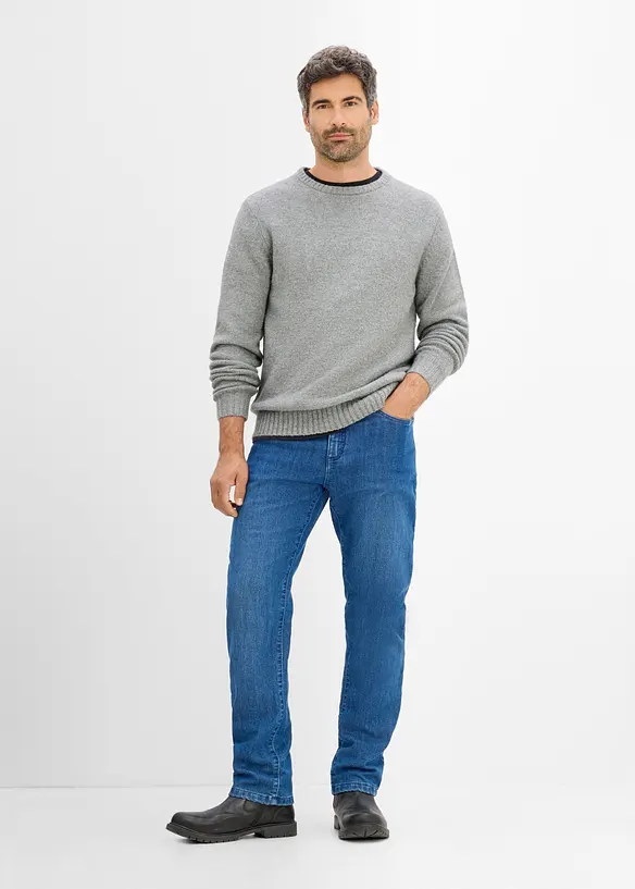 Strikkegenser i regular fit, bonprix