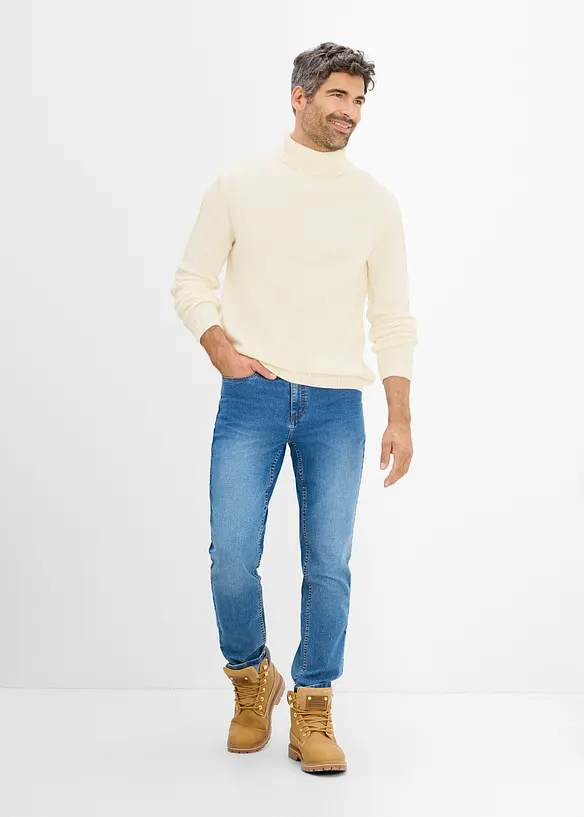 H&oslash;yhalset genser i regular fit, bonprix