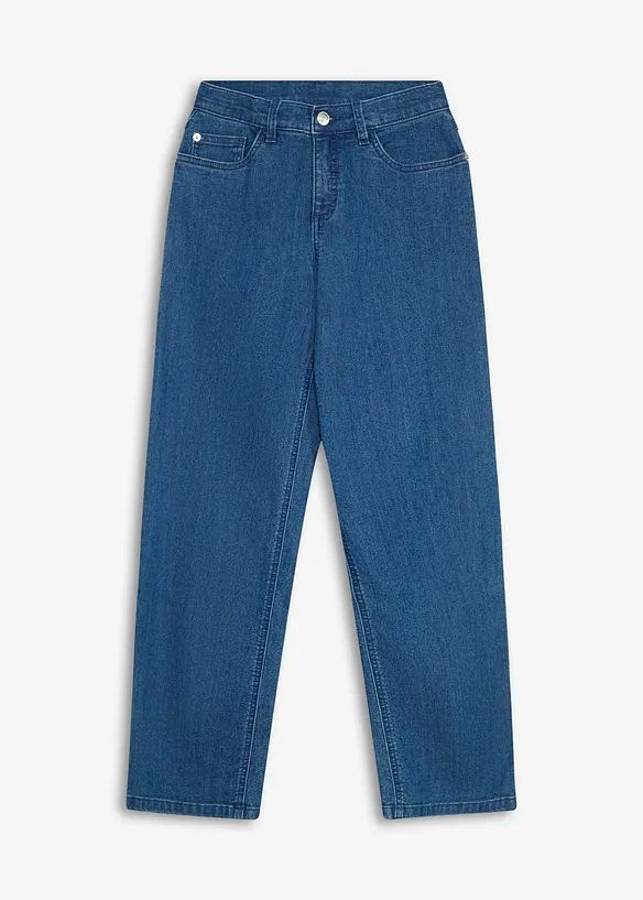 Wide leg jeans, mid waist, bonprix