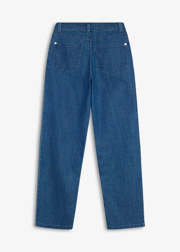 Wide leg jeans, mid waist, bonprix