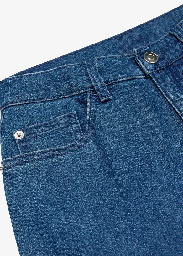 Wide leg jeans, mid waist, bonprix
