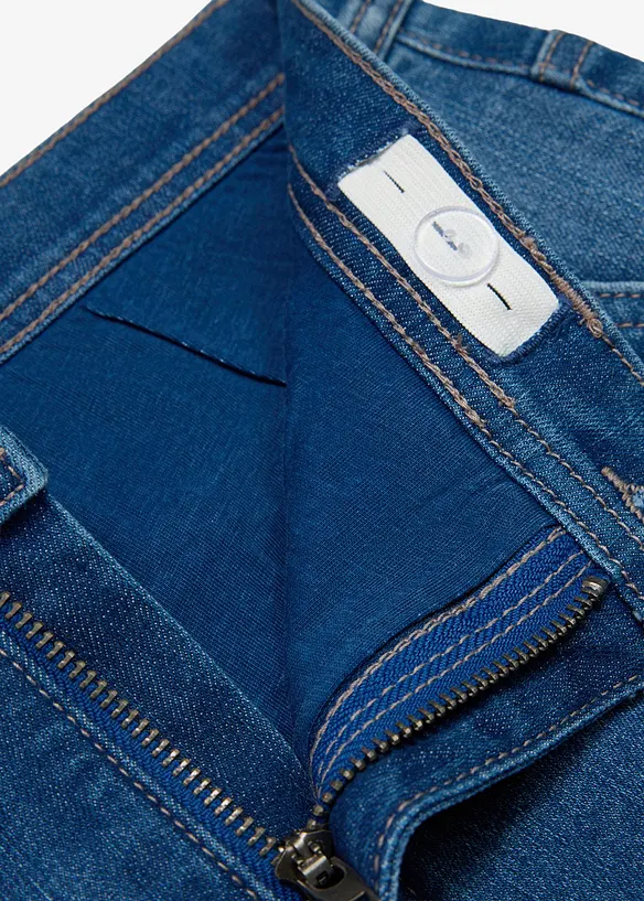 Regular fit cargojeans med varmende jerseyf&ocirc;r, bonprix