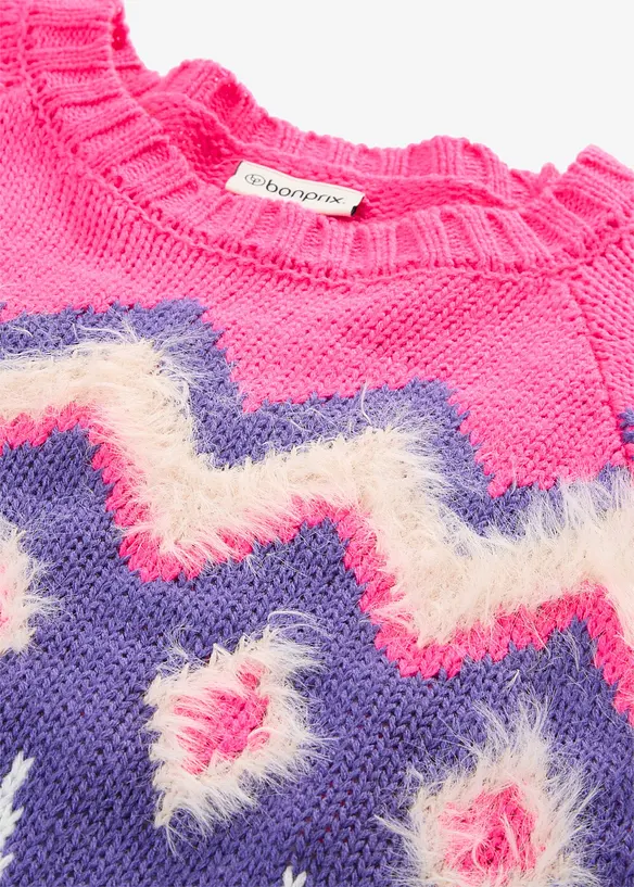 Grovstrikket Fair Isle-genser, bonprix