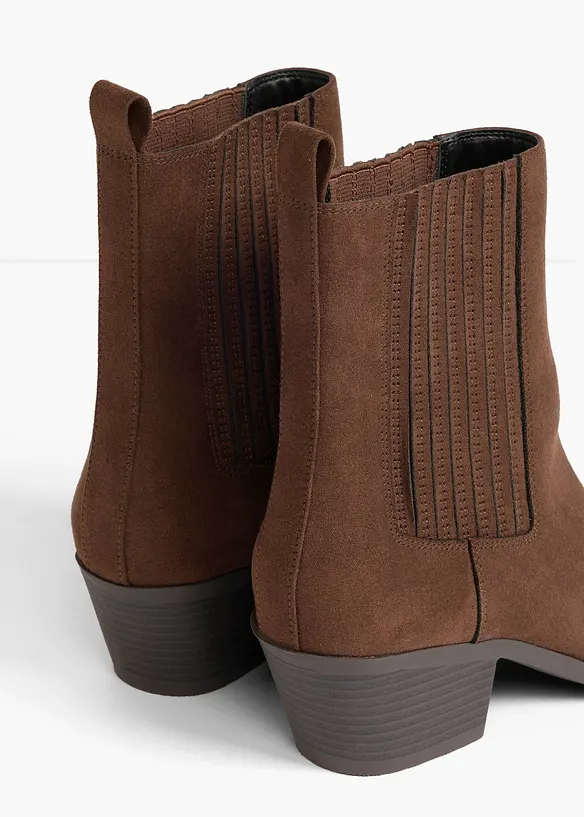 Cowboyboots med blokkh&aelig;l, bonprix