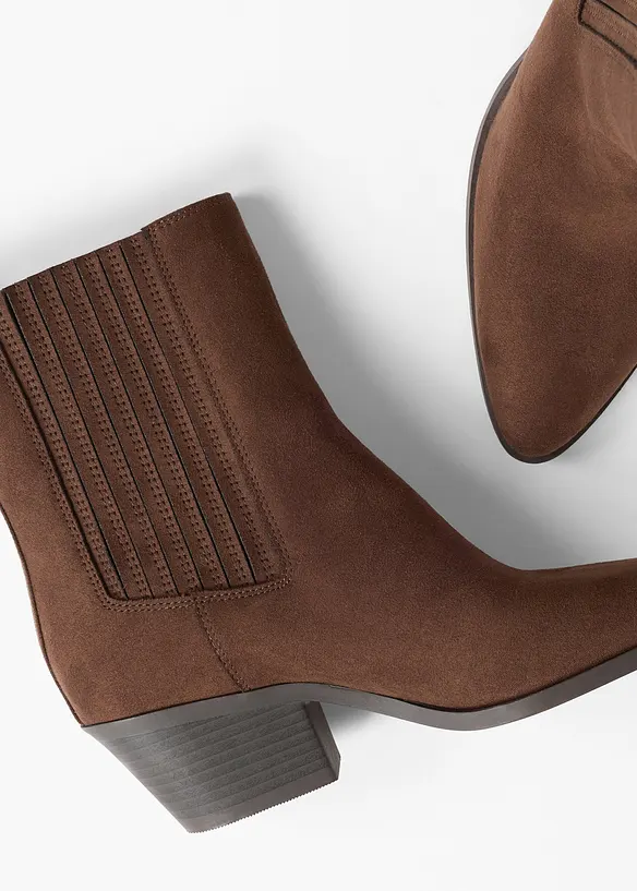 Cowboyboots med blokkh&aelig;l, bonprix