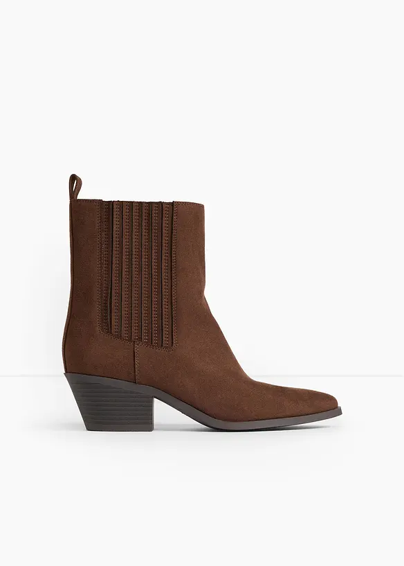 Cowboyboots med blokkh&aelig;l, bonprix