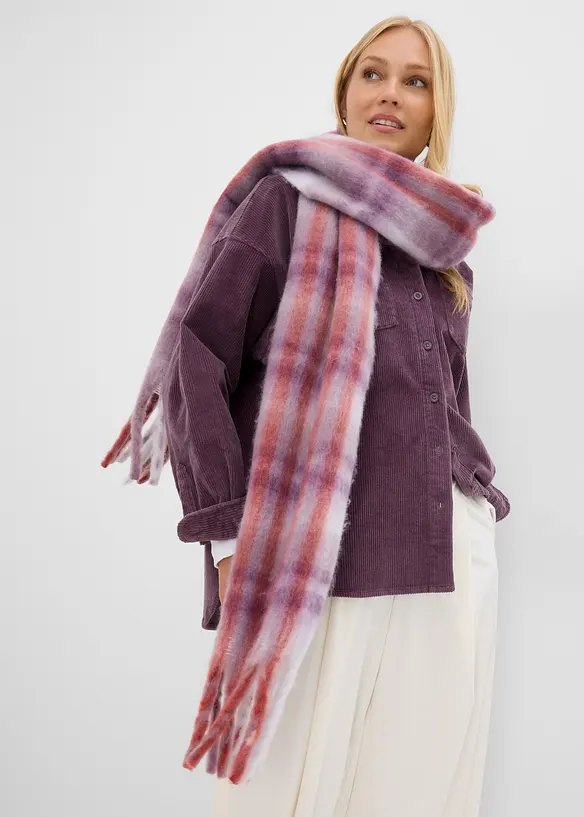 Oversized jakke i kordfl&oslash;yel av bomullsmiks, bonprix