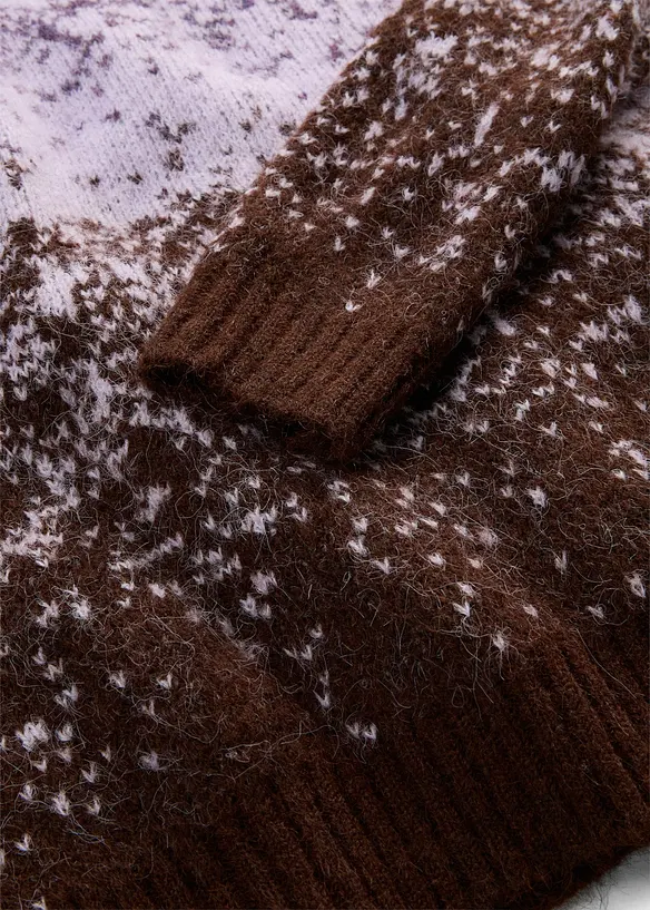 Genser i fluffy, myk strikk, bonprix