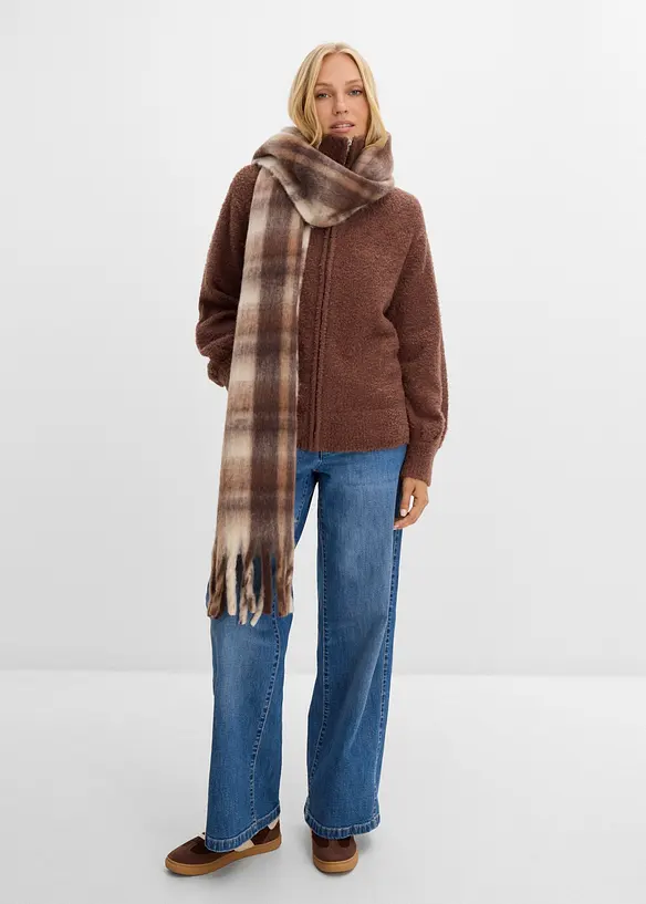 Cardigan i boucl&eacute;, bonprix