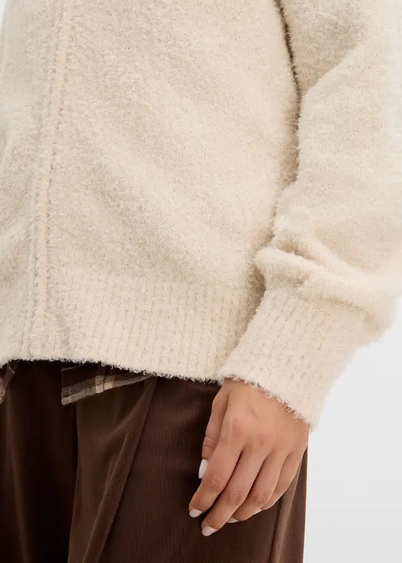 Cardigan i boucl&eacute;, bonprix