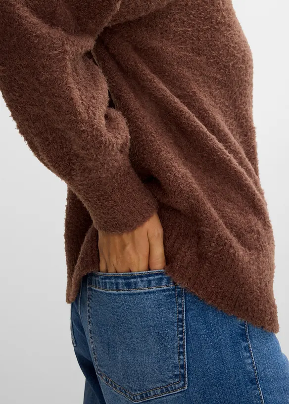 Cardigan i boucl&eacute;, bonprix