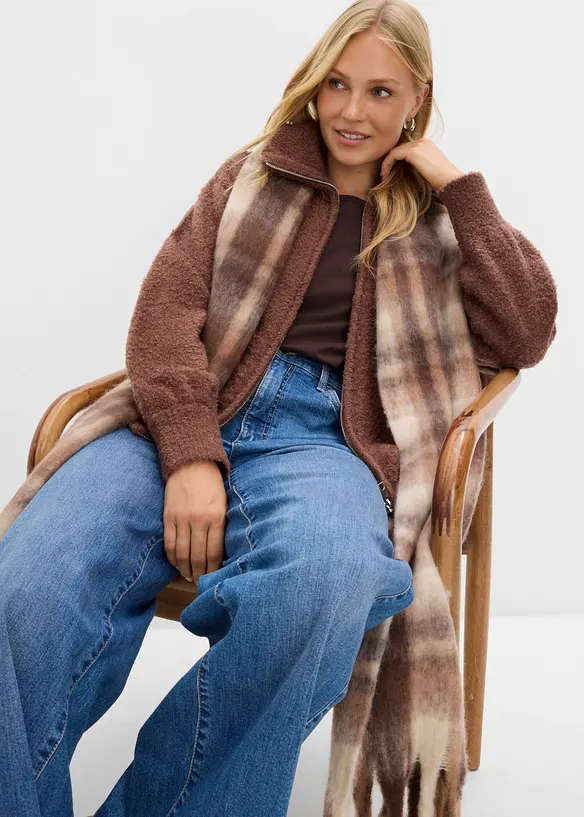 Cardigan i boucl&eacute;, bonprix