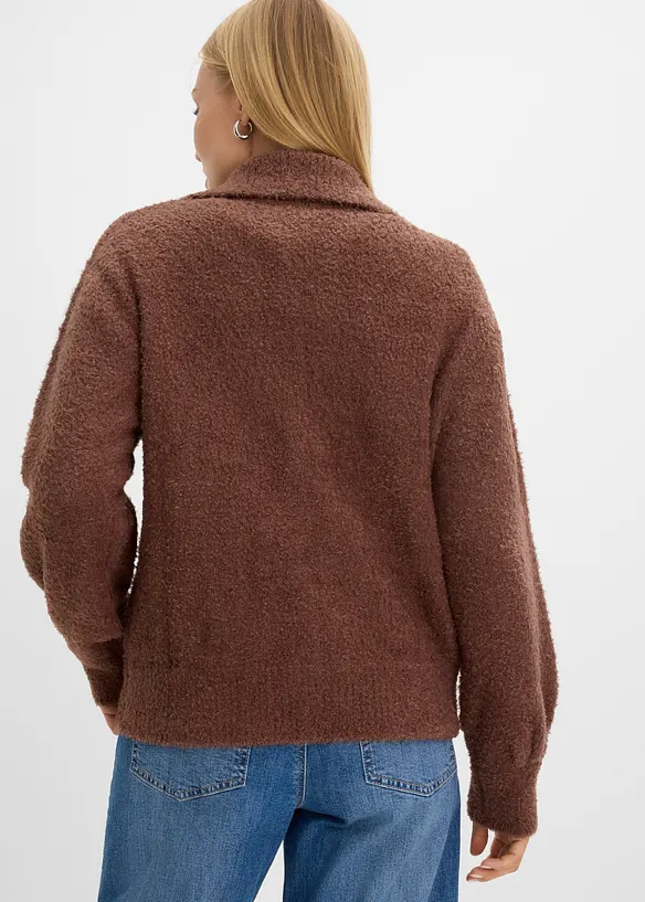 Cardigan i boucl&eacute;, bonprix