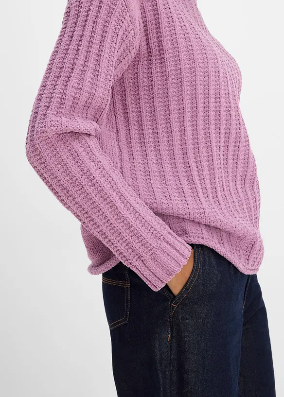 Grovstrikket genser, bonprix