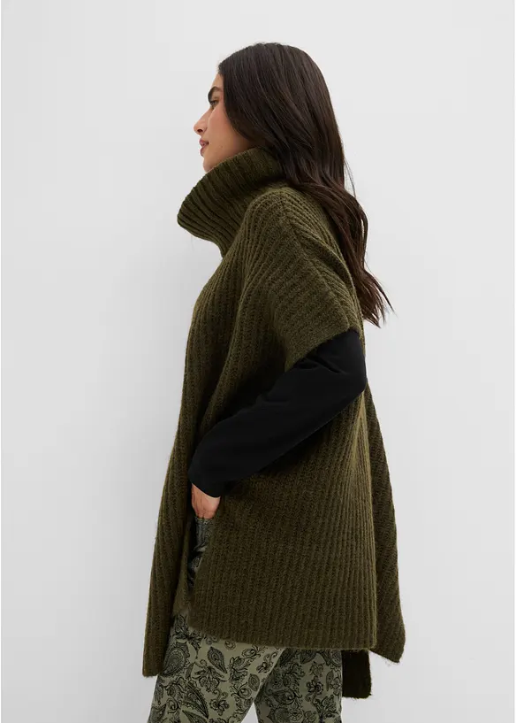 Ponchogenser i myk ullmiks, bonprix