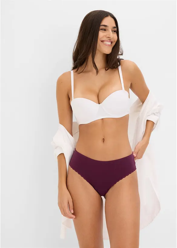 Brasiliansk truse i &oslash;kologisk bomull (7-pack), bonprix