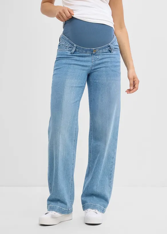 Mama jeans i elastisk denim, Full length, bonprix