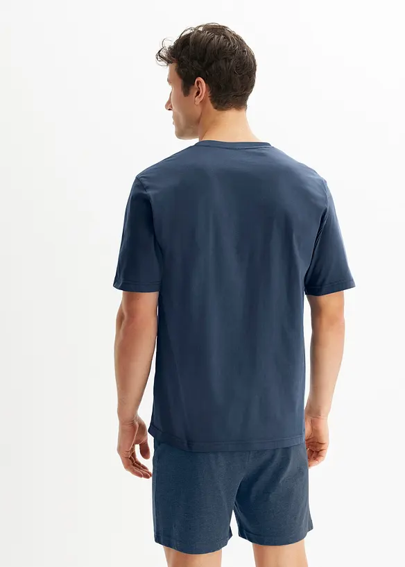 Kort pyjamas med bomull (4-delt sett), bonprix