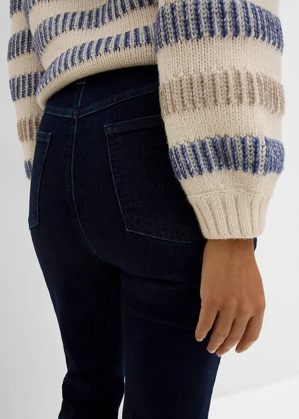 Bootcut jeans high waist, komfortlinning, bonprix