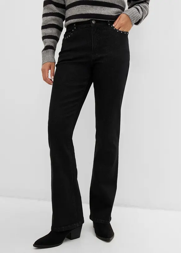 Bootcut-jeans High Waist, bonprix