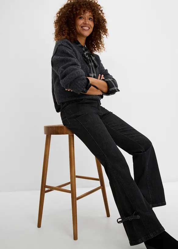Bootcut-jeans High Waist, bonprix