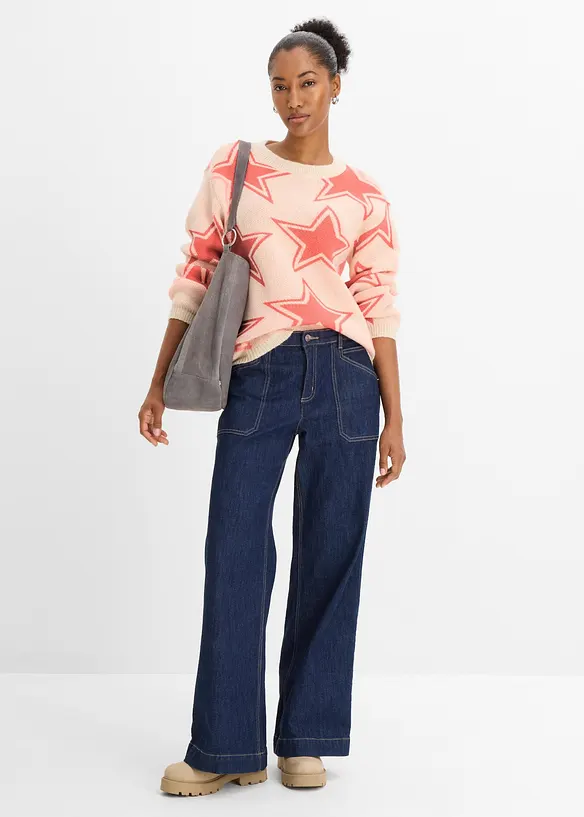Boxy genser, bonprix