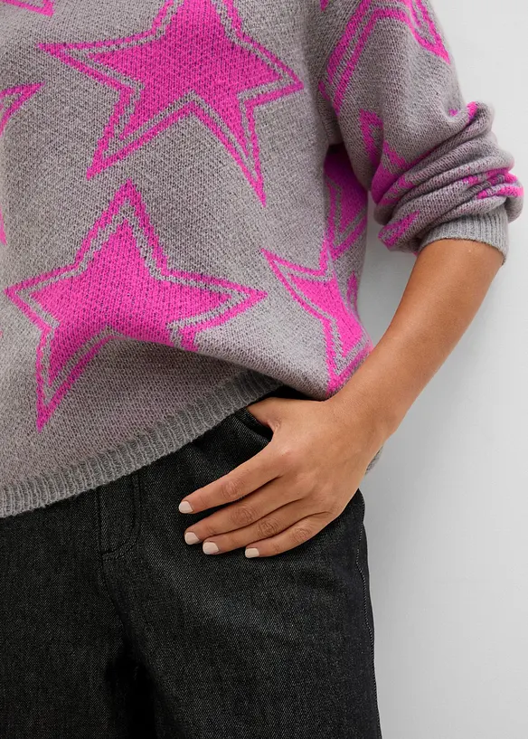 Boxy genser, bonprix
