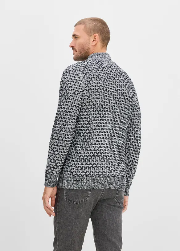 Half-zip-genser i regular fit, bonprix