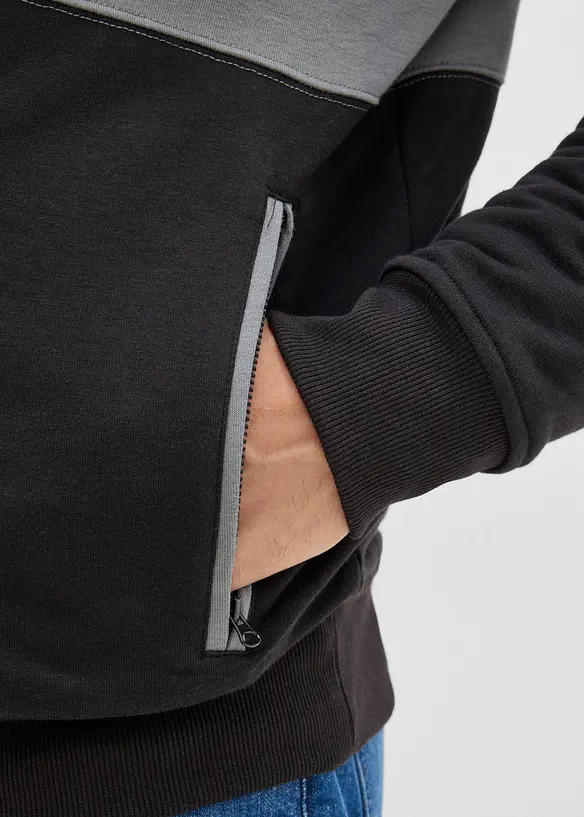Sweatjakke med varmende f&ocirc;r i pilefleece, bonprix