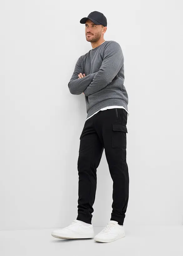Varmende cargo-joggebukse i regular fit, bonprix