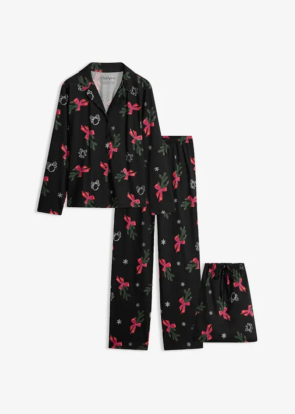 Pyjamas i 100% bomull, leveres med gavepose, bonprix