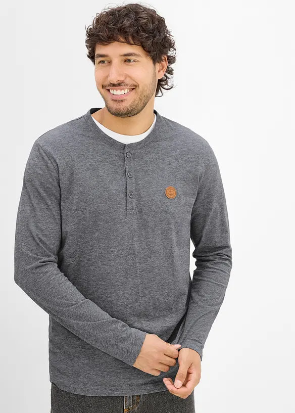 Langermet topp (2-pack), bonprix
