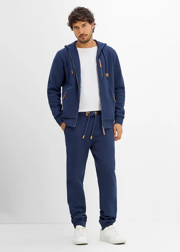 Joggebukse i formfast materiale, bonprix