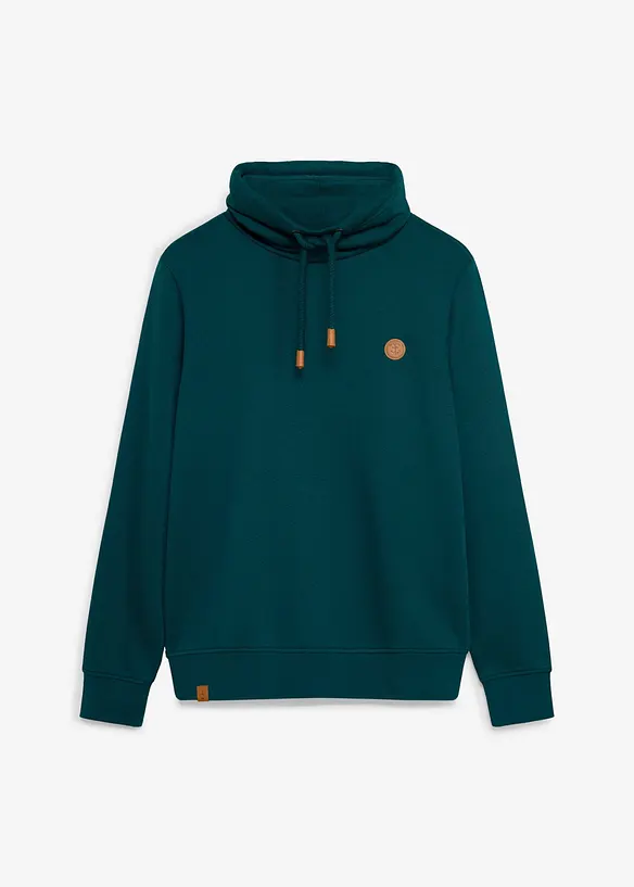 Sweatshirt i formfast materiale, bonprix