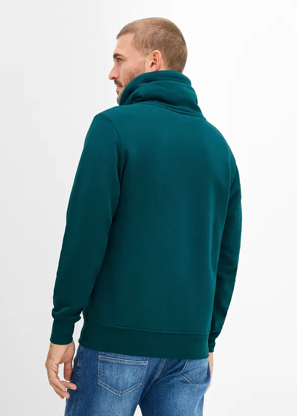 Sweatshirt i formfast materiale, bonprix