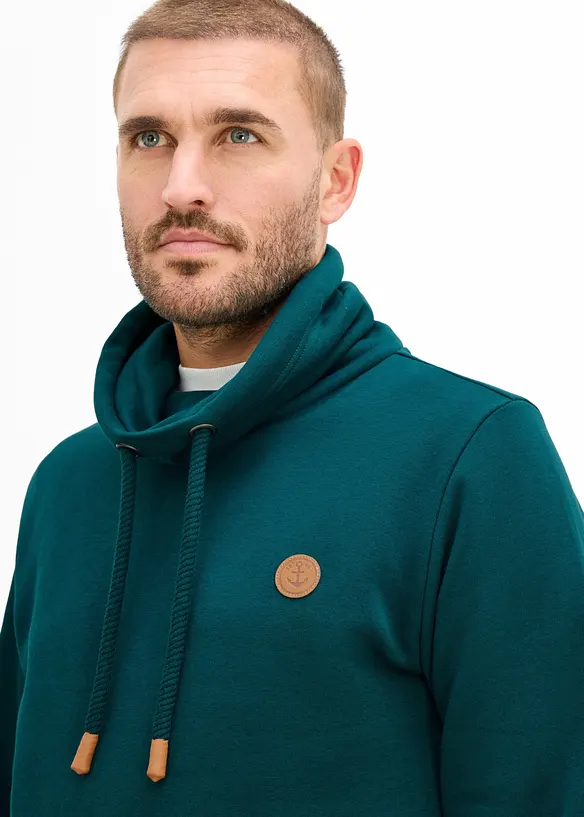 Sweatshirt i formfast materiale, bonprix