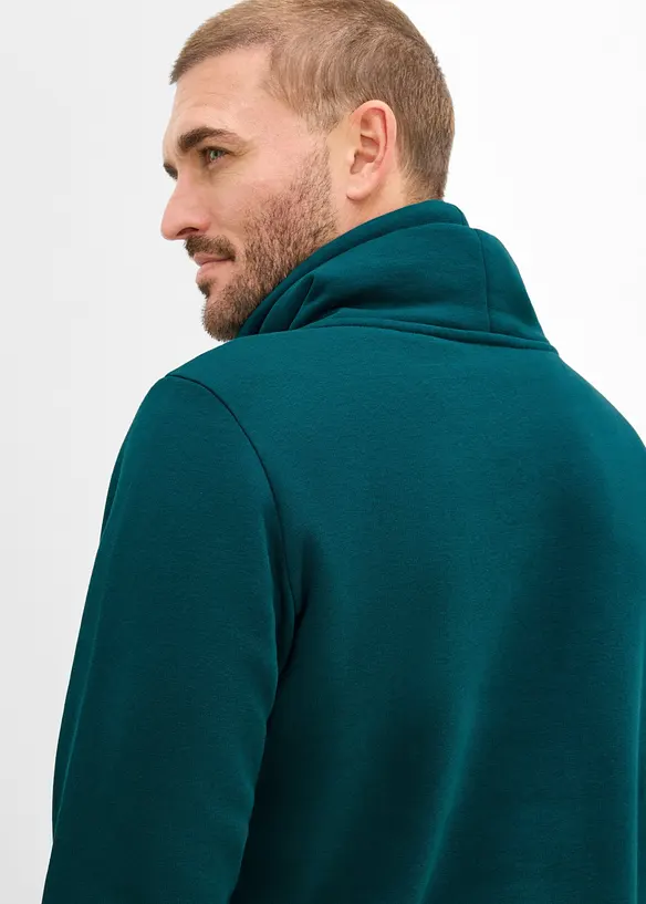 Sweatshirt i formfast materiale, bonprix
