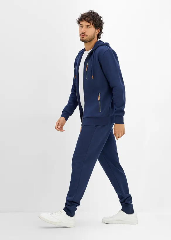 Joggebukse i formfast materiale, bonprix