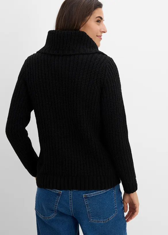 Genser med knappelukning, bonprix