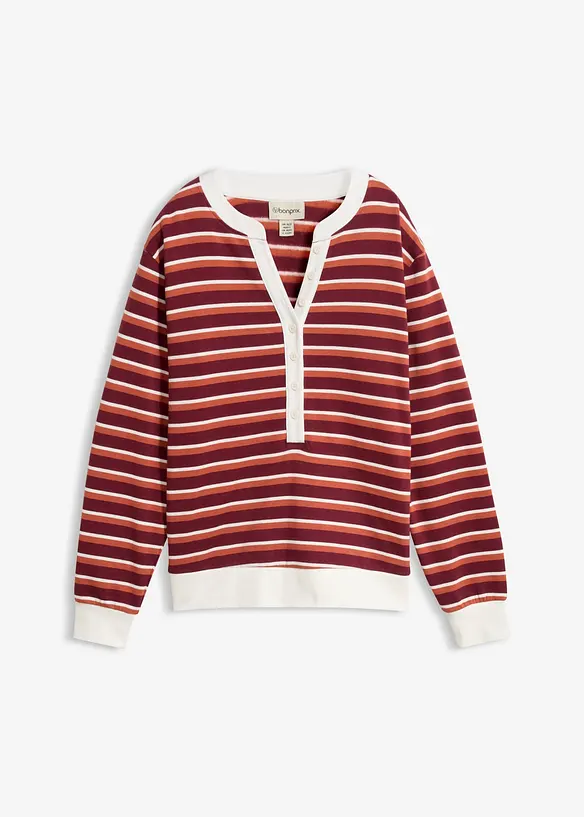 Sweatshirt i 100% &oslash;kologisk bomull, bonprix