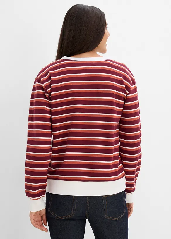 Sweatshirt i 100% &oslash;kologisk bomull, bonprix