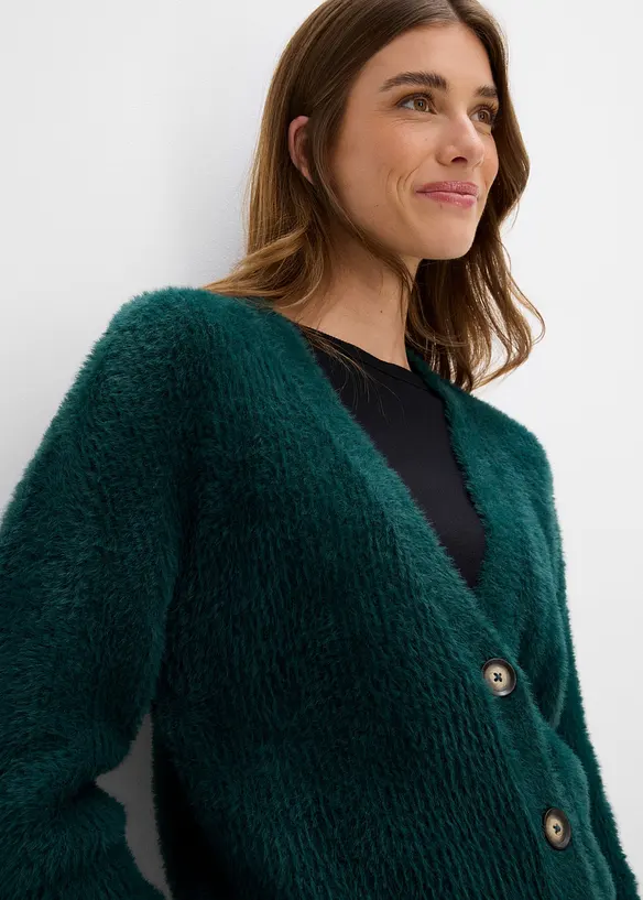 Cardigan med viskose, bonprix