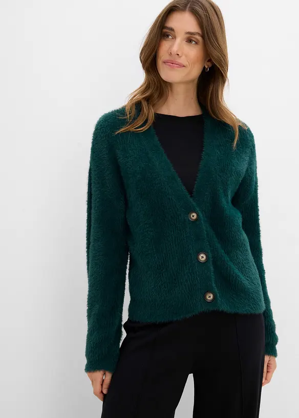 Cardigan med viskose, bonprix