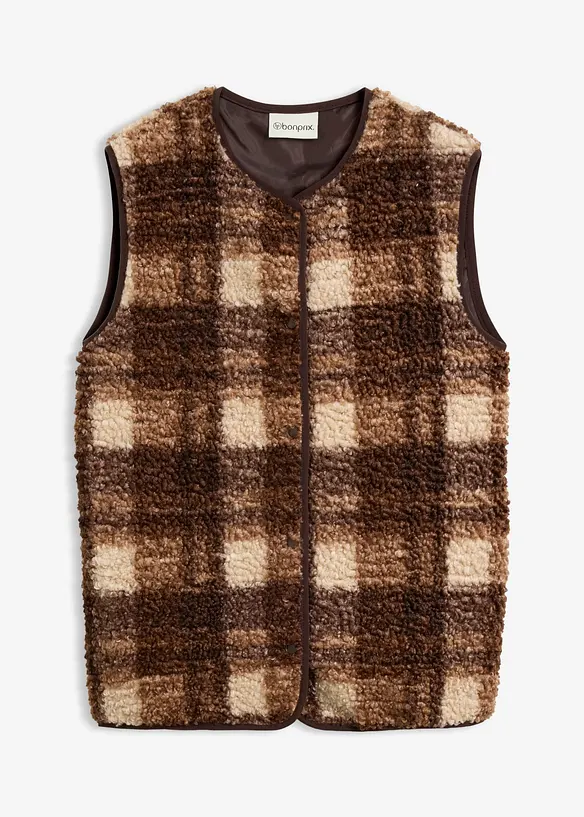 Teddy fleecevest, bonprix