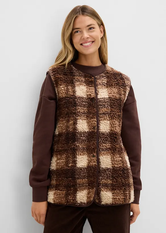 Teddy fleecevest, bonprix