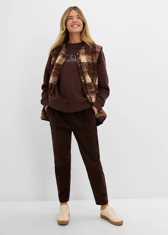 Teddy fleecevest, bonprix